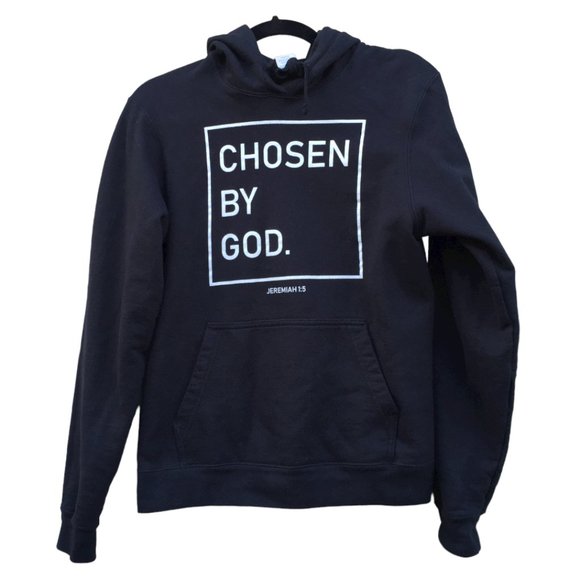 Port and Company Tops - [Port & Company] "Chosen By God" Black Hoodie